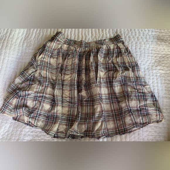 Anthropologie skirt plaid size large - Picture 2 of 3